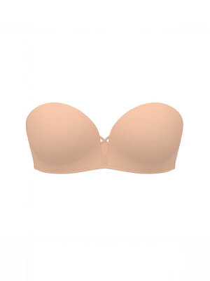 Praline Nude Add 2 Cups Push Up Bombshell Strapless Bra